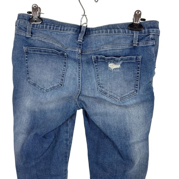 Liz Lange Maternity Denim Jegging Distressed Jeans Women’s Small - Picture 4 of 5